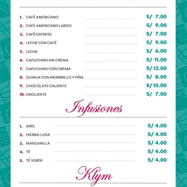 Bebidas Calientes